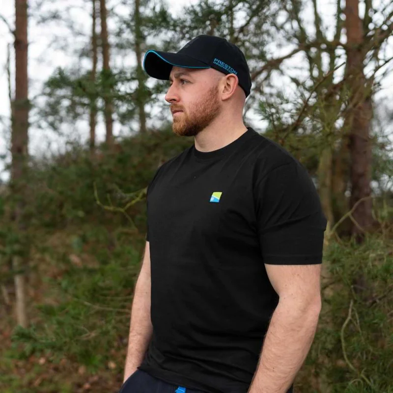Тениска PRESTON Lightweight Black T-Shirt