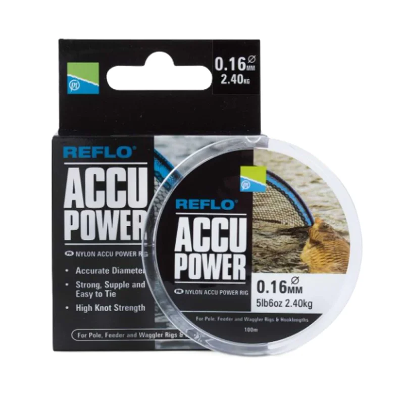 Монофилно влакно PRESTON Reflo Accu Power 100m