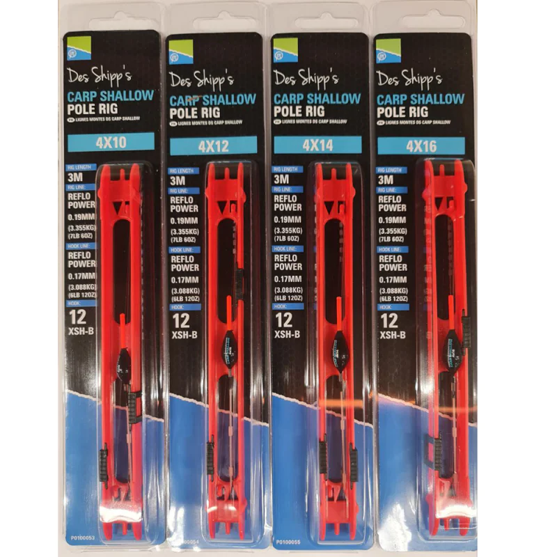 Готов монтаж с плувка PRESTON Carp Shallow Pole Rig