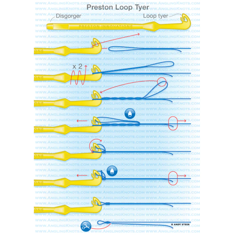Кукоизваждач с връзвачка PRESTON Loop Tyer Disgorger