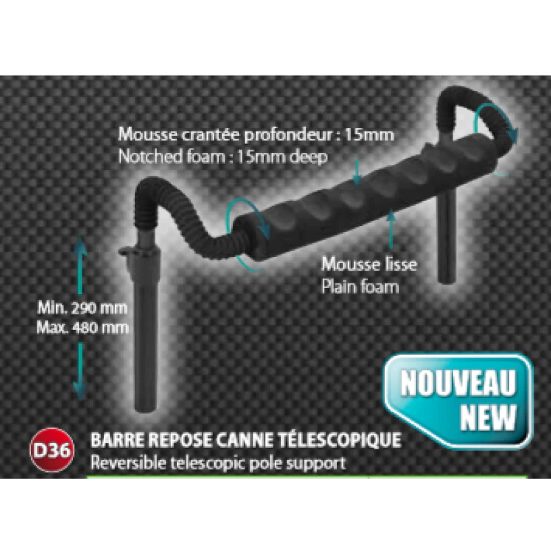 Основа за греда RIVE Pole Support D36 Telescopique New 2020