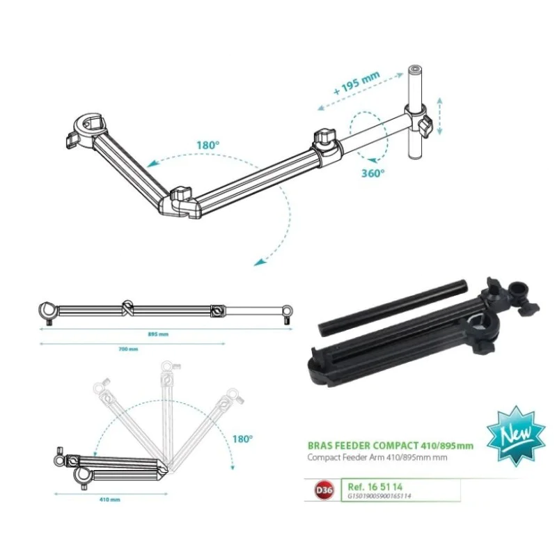 Прикачно за фидер RIVE Compact Feeder Arm D36