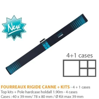 Твърд калъф - топ сети и щека RIVE Top Kits - Pole Hardcase Holdall 1.90m