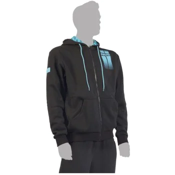 Суитшърт RIVE Black Sweat Zipper Stripes