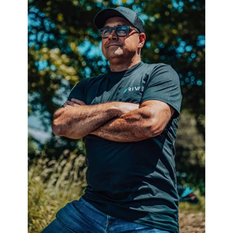 Тениска RIVE T-Shirt Noir 2025 - Black