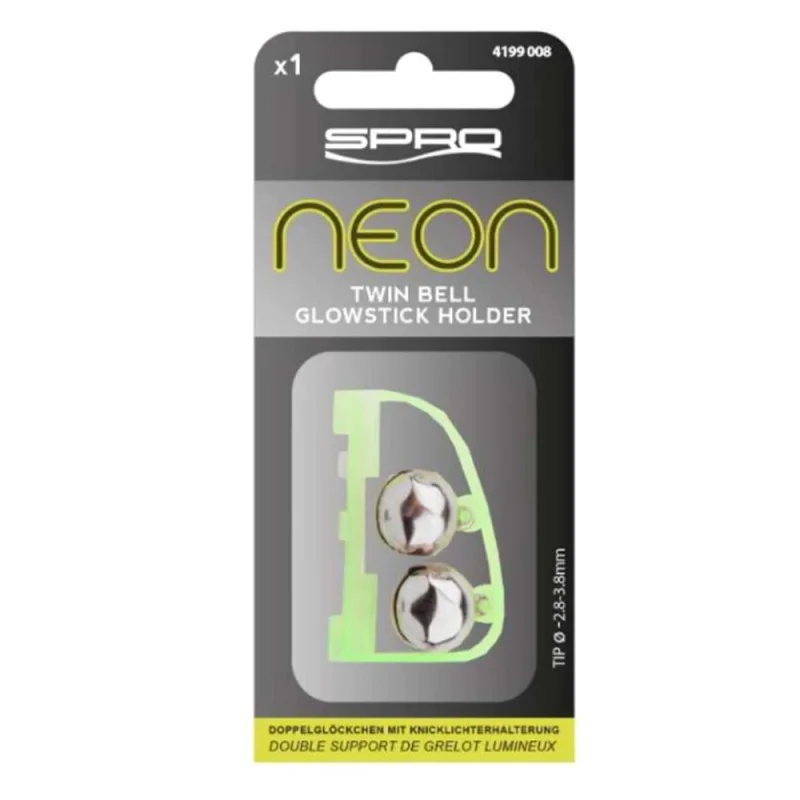 Аксесоар SPRO Neon Clip Double Bell Glowstick Holder