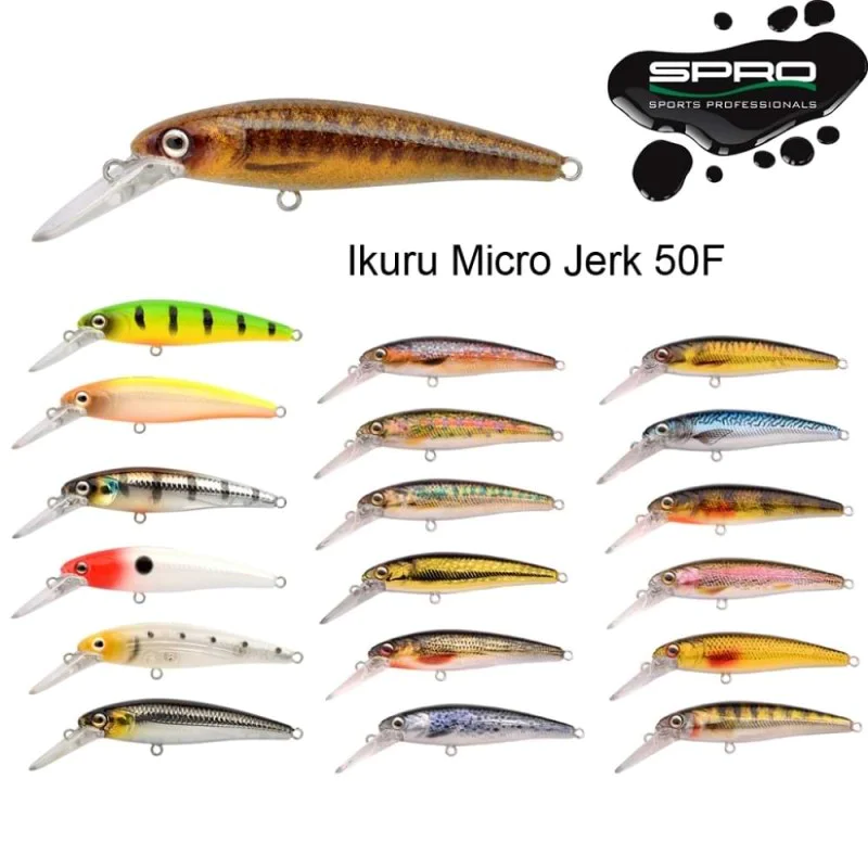 Воблер SPRO Ikiru Naturals Micro Jerk 50F 2.8g