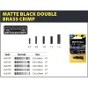 Кримп двоен SPRO Matte Black Double Brass Crimp