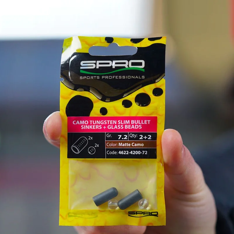 Тежест SPRO Tungsten Slim Bullet Sinkers Matte Green