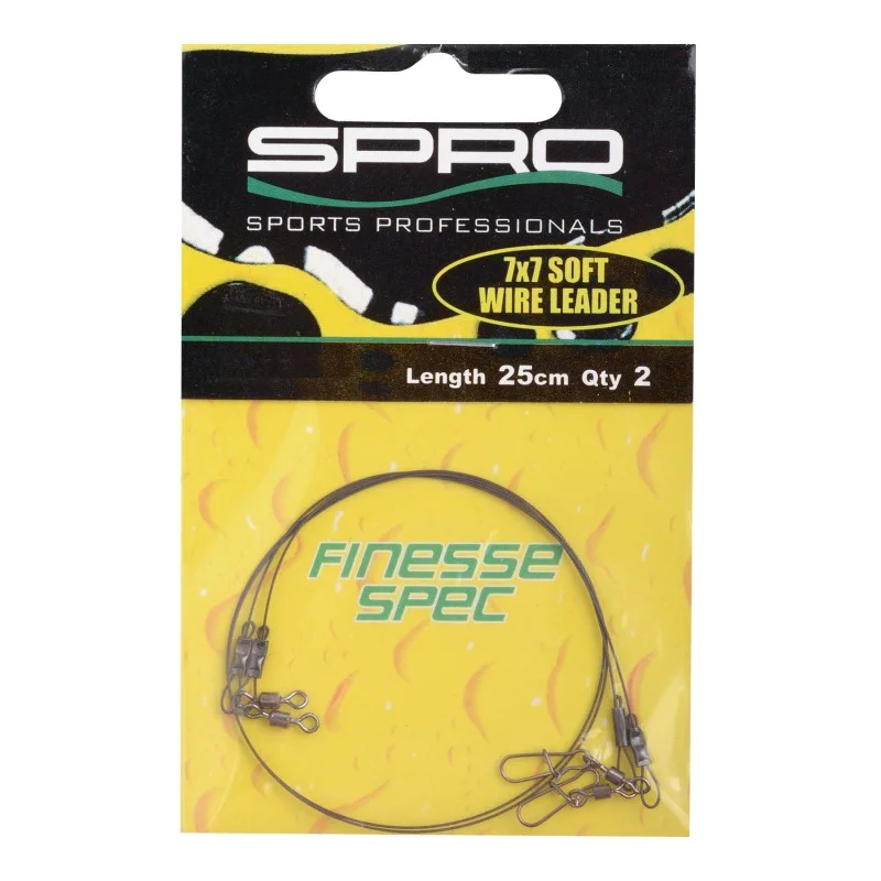 Повод за хищник SPRO Wire Leader 7x7 Finesse Spec 20lb 25cm