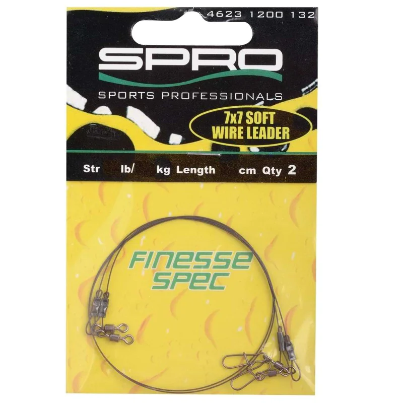Повод за хищник SPRO Wire Leader 7x7 Finesse Spec 30lb 50cm