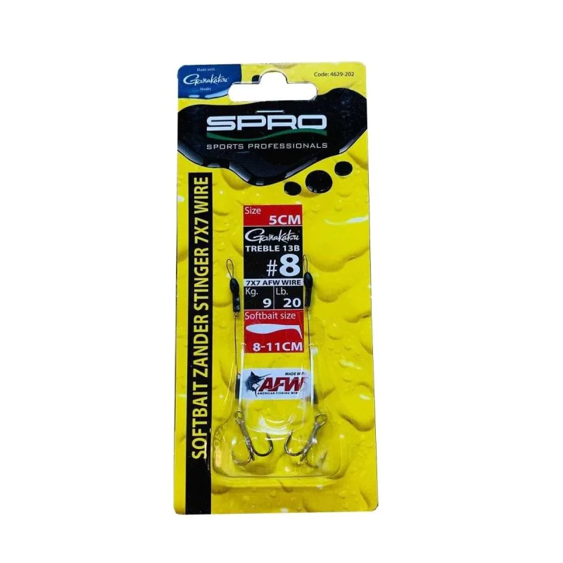 Стингер SPRO Softbait Zander Stinger 5cm size6