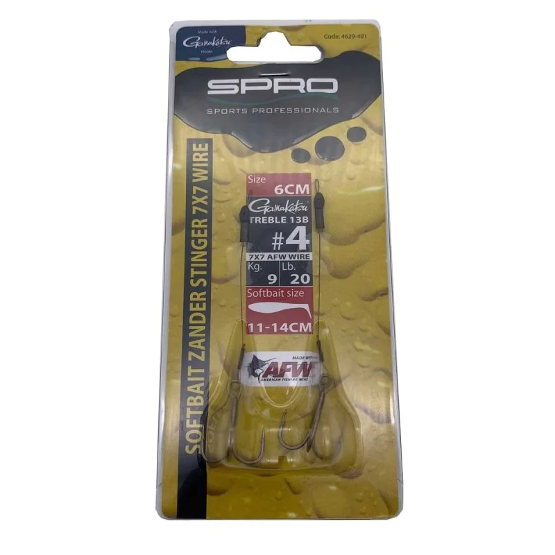 Стингер SPRO Softbait Zander Stinger 4cm size8