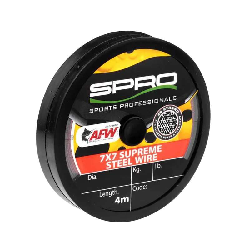 Стоманено влакно за поводи SPRO Super Steel AFW Wire 30kg 0.58mm 4m