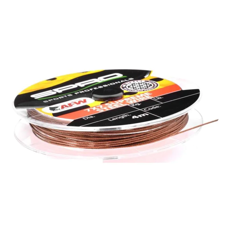 Стоманено влакно за поводи SPRO Super Steel AFW Wire 30kg 0.58mm 4m