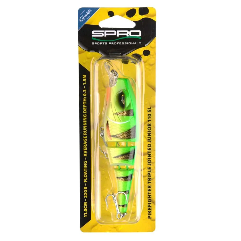 Воблер SPRO PikeFighter Triple Jointed 110 Sl 22gr