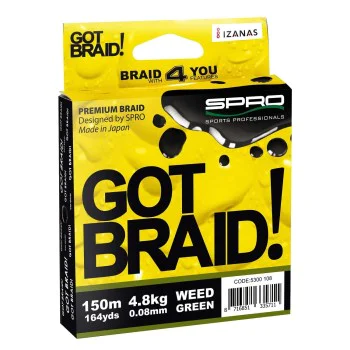 Плетено влакно SPRO Got Braid - Weed Green