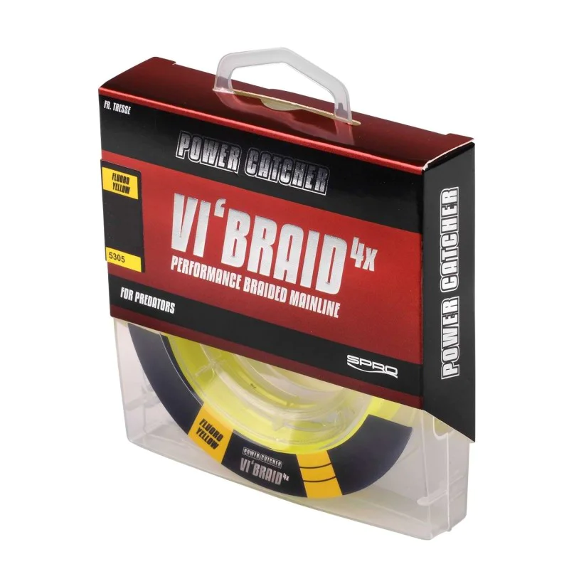 Плетено влакно SPRO PowerCatcher Vi Braid Yellow 125m