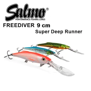 Воблер SALMO Freediver Super Deep Runner 90mm 17g