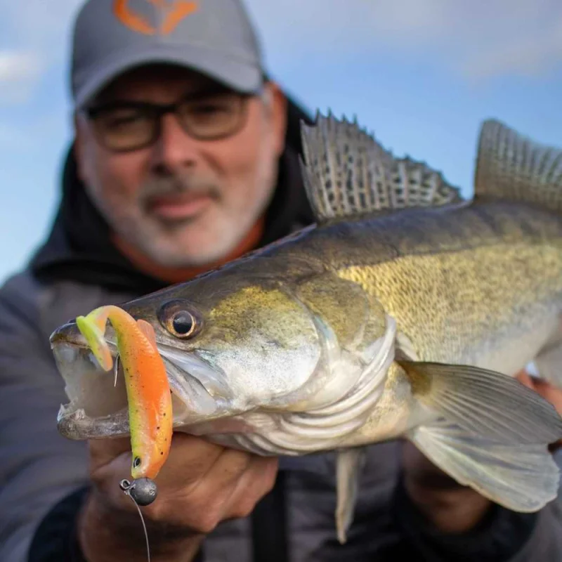 Силиконова примамка SAVAGE GEAR Fat Minnow T-Tail RTF 7.5cm 5g + 7.5g #1/0 Sinking Clearwater Mix