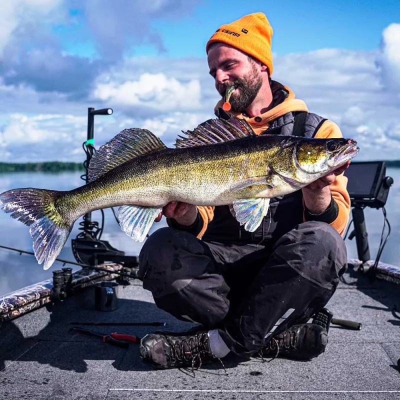 Силиконова примамка SAVAGE GEAR Gobster Shad 9cm 9g Firecracker 5pcs