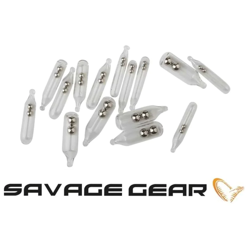 Стъклени тракалки SAVAGE GEAR Glass Rattle Kit - 15 pcs