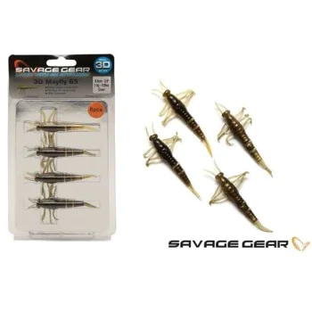 Силиконова примамка SAVAGE GEAR LB 3D PVC Mayfly 50mm 8pcs