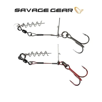 Стингер SAVAGE GEAR Carbon49 Corkscrew Stinger #3/0 31kg 2pcs