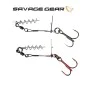 Стингер SAVAGE GEAR Carbon49 Corkscrew Stinger #1/0 23kg 2pcs