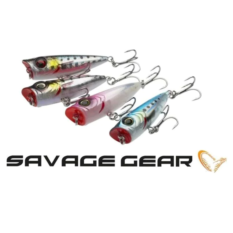 Попър SAVAGE GEAR 3D Minnow Popper 4.3cm 4g - Floating