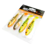 Силиконова примамка SAVAGE GEAR Craft Cannibal Paddletail 12.5cm 20g Dark Water Mix - 4pcs