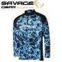 UV Блуза SAVAGE GEAR Marine UV Long Sleeve Tee - Sea Blue
