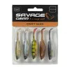 Силиконова примамка SAVAGE GEAR Craft Shad 8.8cm 4.2g Clear Water Mix - 5pcs