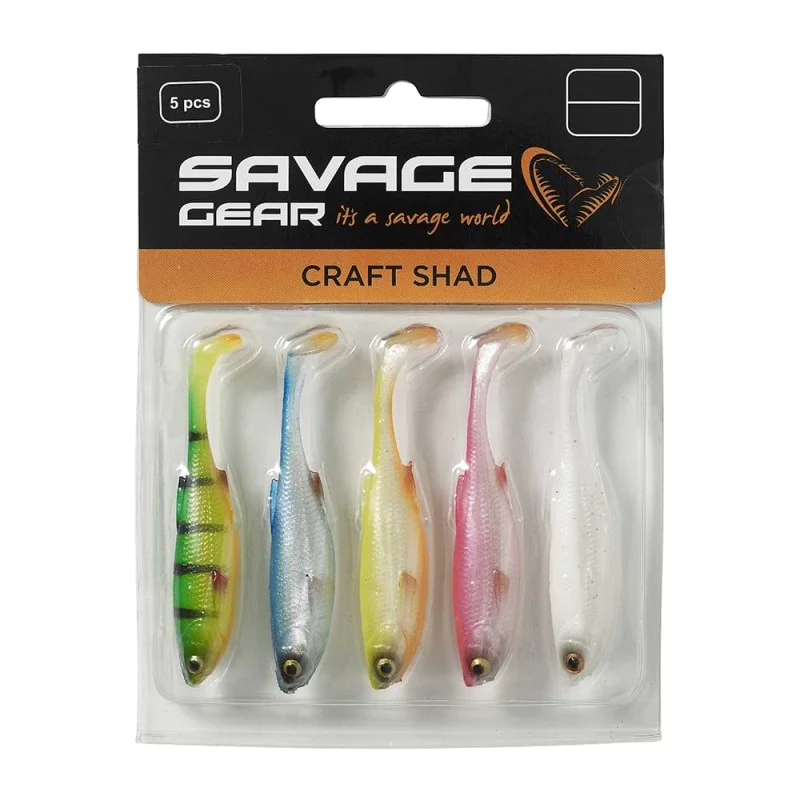 Силиконова примамка SAVAGE GEAR Craft Shad 8.8cm 4.2g Dark Water Mix - 5pcs
