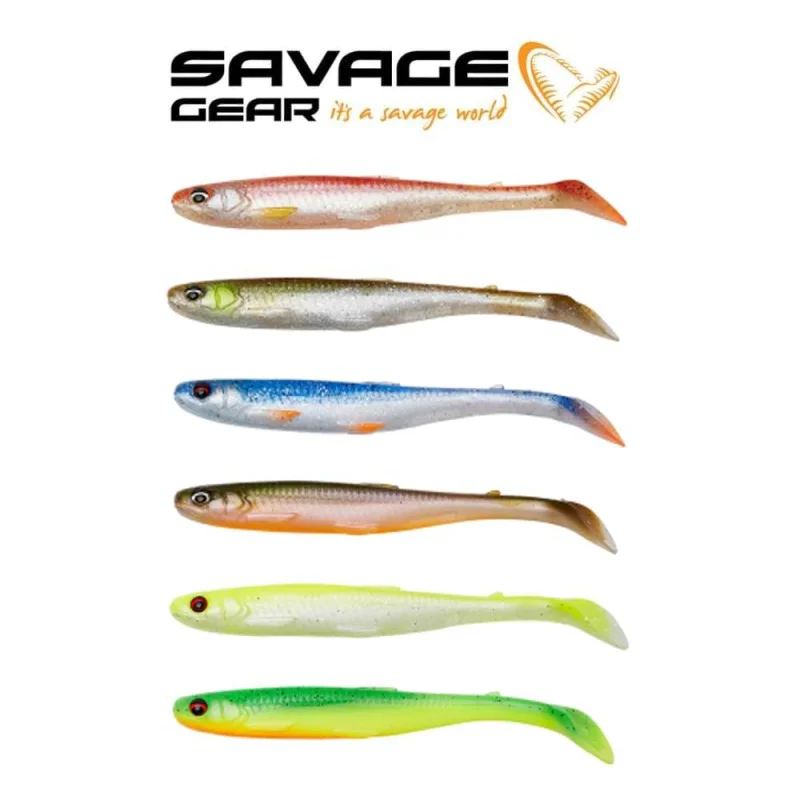 Силиконова примамка SAVAGE GEAR Slender Scoop Shad 9cm 4g
