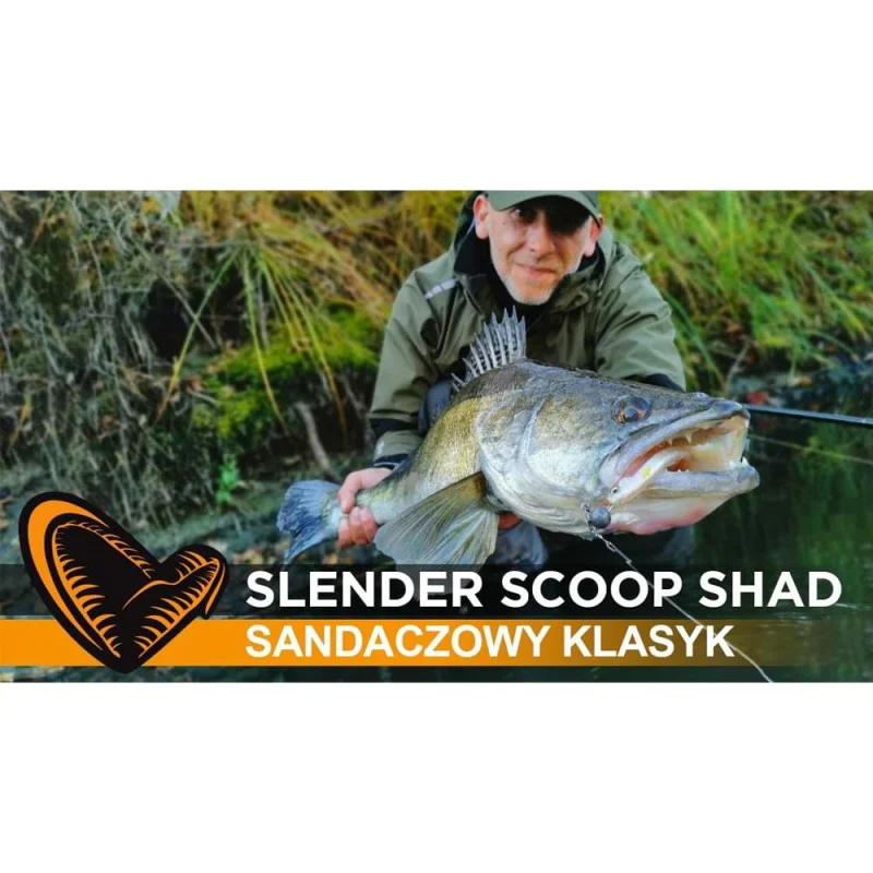 Силиконова примамка SAVAGE GEAR Slender Scoop Shad 9cm 4g