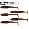 Силиконова примамка SAVAGE GEAR Gobster Shad 9cm 9g Motoroil UV 5pcs