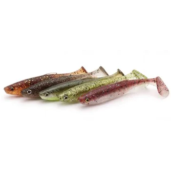 Силиконова примамка SAVAGE GEAR Fat Minnow T-Tail 13cm 20g Clear Water Mix 5pcs
