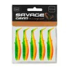 Силиконовa примамкa SAVAGE GEAR Cannibal Shad 10cm 9g Firecracker 5pcs
