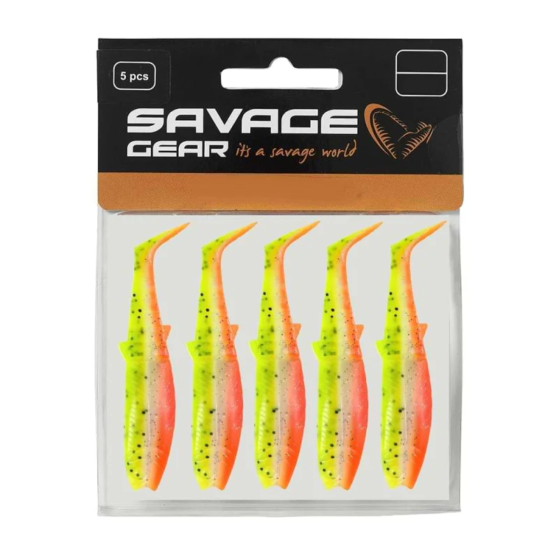 Силиконова примамка SAVAGE GEAR Cannibal Shad 10cm 9g Lemon Cracker 5pcs
