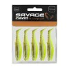 Силиконова примамка SAVAGE GEAR Cannibal Shad 10cm 9g Green Pearl Yellow 5pcs