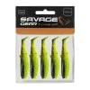 Силиконова примамка SAVAGE GEAR Cannibal Shad 8cm 5g Chartreuse Pumpkin 5pcs