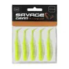 Силиконова примамка SAVAGE GEAR Cannibal Shad 10cm 9g Fluo Yellow Glow 5pcs