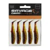 Силиконова примамка SAVAGE GEAR Cannibal Shad 10cm 9g Motoroil UV 5pcs