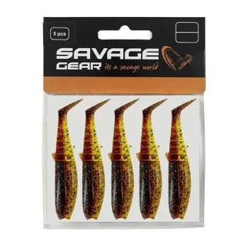 Силиконова примамка SAVAGE GEAR Cannibal Shad 10cm 9g Motoroil UV 5pcs