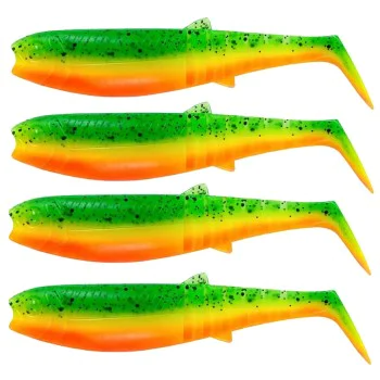 Силиконова примамка SAVAGE GEAR Cannibal Shad 12.5cm 20g Firecracker 4pcs