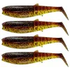Силиконова примамка SAVAGE GEAR Cannibal Shad 12.5cm 20g Motoroil UV 4pcs