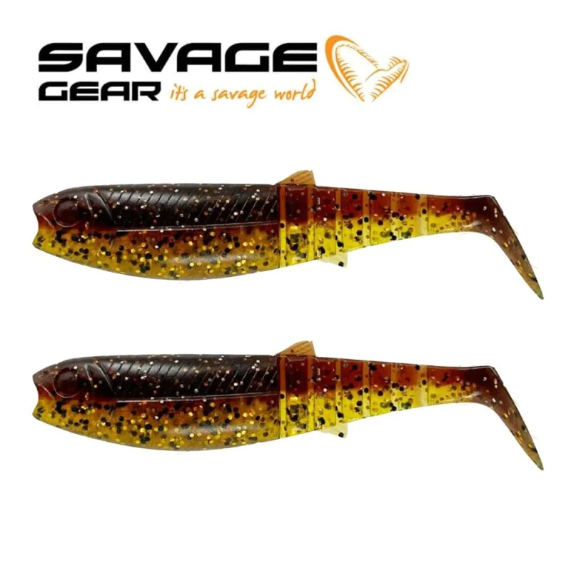 Силиконова примамка SAVAGE GEAR Cannibal Shad 15cm 33g Motoroil UV 2pcs