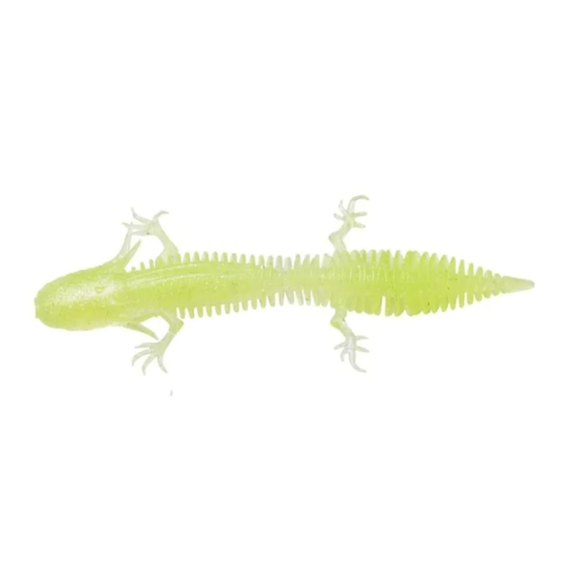 Силиконова примамка SAVAGE GEAR Ned Salamender 7.5cm 3g Floating Clear Chartreuse - 5pcs