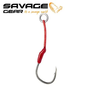 Асист куки SAVAGE GEAR Bloody Assist Hook J Single - 4pcs